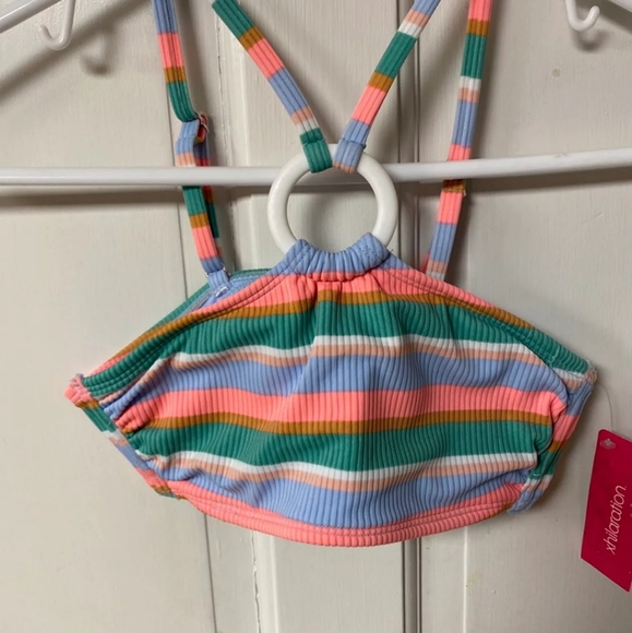 Womens Xhilaration Bikini Top Only Blue Size XS - Picture 2 of 5